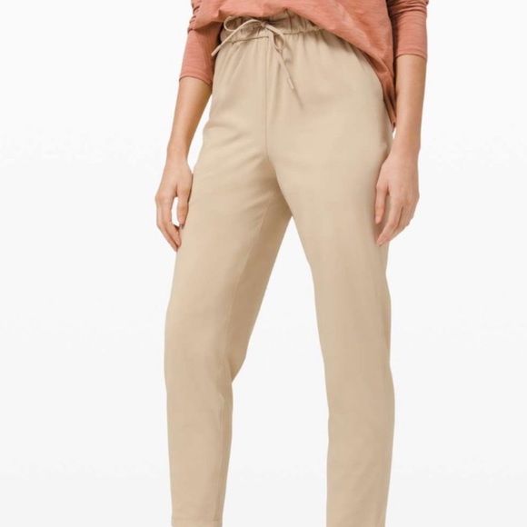 NWT Lululemon Stretch High-Rise Pant 7/8 Pant in Trench/Tan - Picture 2 of 7